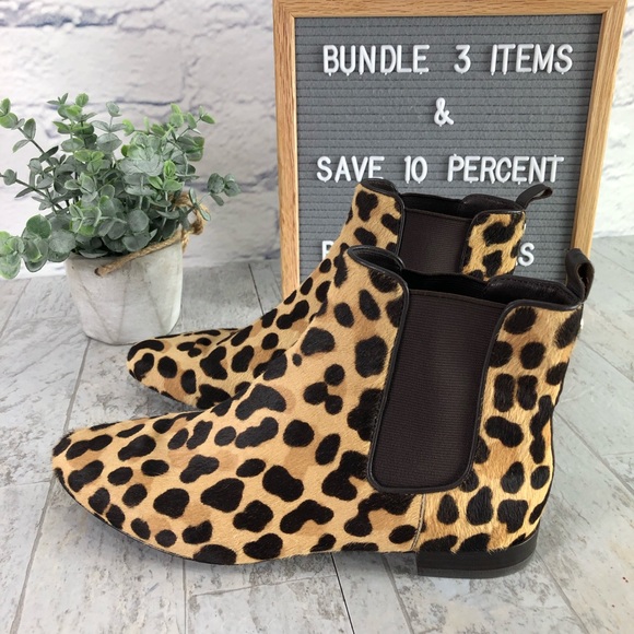 Tory Burch Shoes - Tory Burch Orsay Leopard Print Calf Hair Bootie